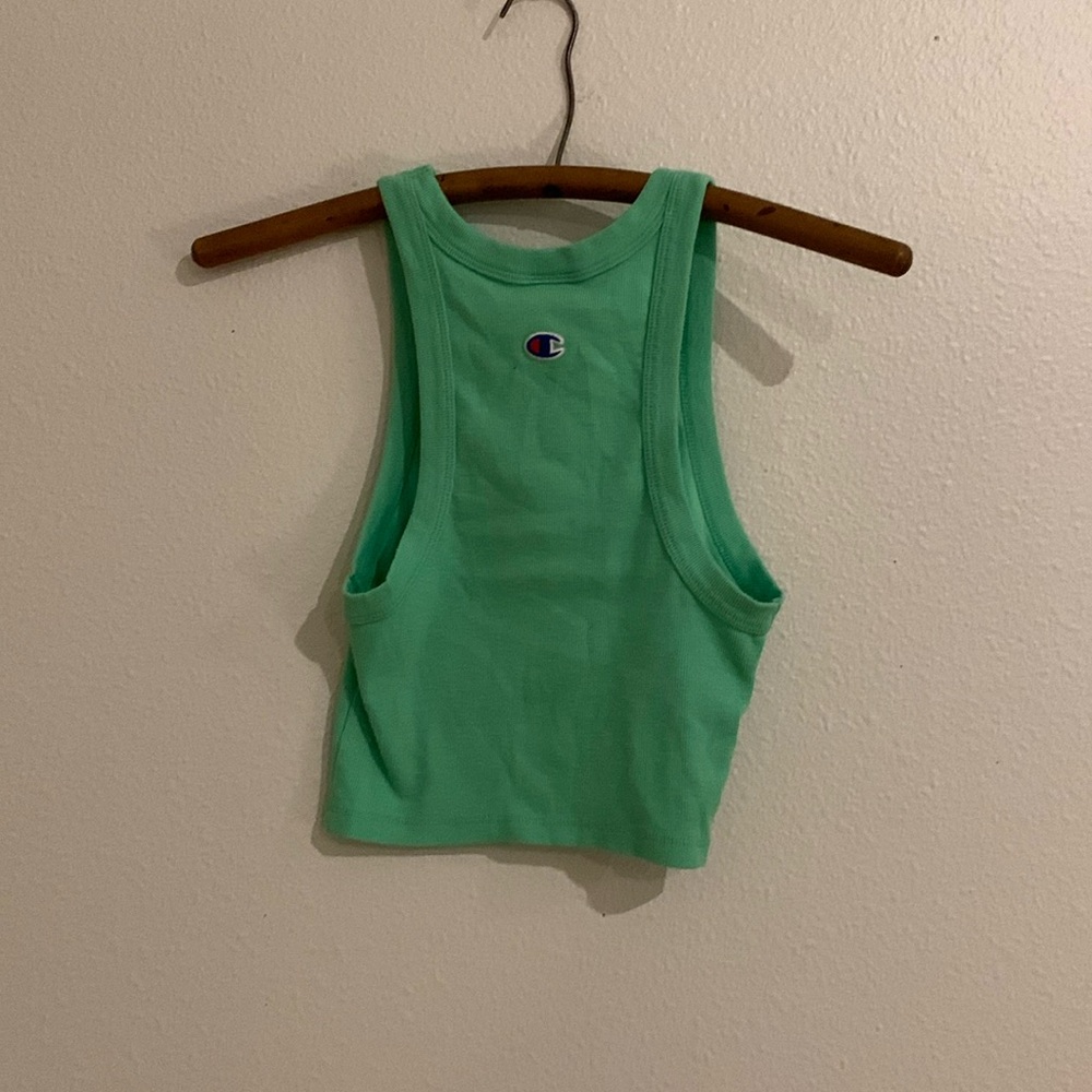 champion bright green women’s tank top size small - Picture 2 of 5